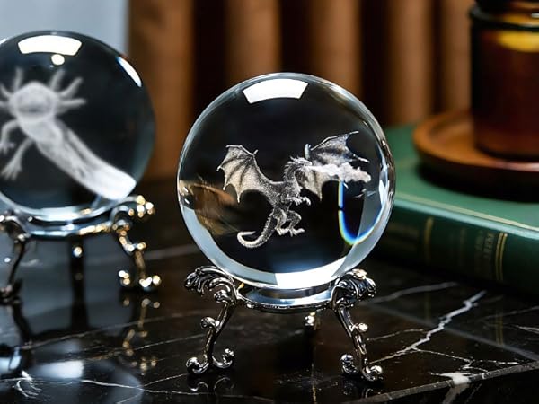 HDCRYSTALGIFTS 3D Crystal Ball
