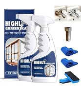 2Pcs Heavy Duty Rust Removal for Metal,Highly Concentrated Steel Rust Remover,Powerful Rust Stain...