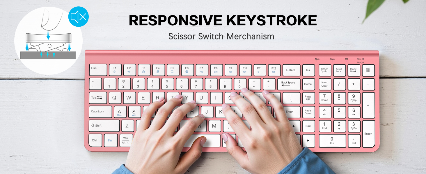 pink keyboard