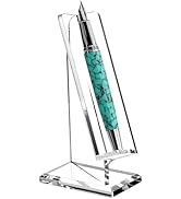SANRUI Acrylic Pen Holder Desktop Display, Vertical Fountain Pen Pencil Stand Ballpoint Showholde...