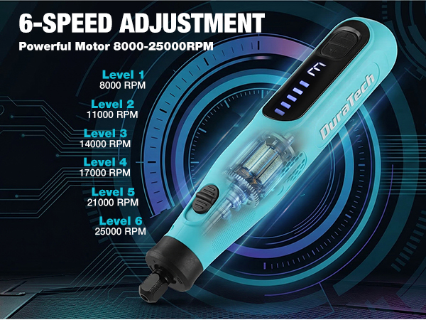 6 speed adjustment