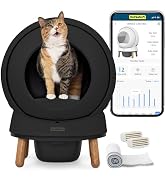 PetSafe ScoopFree SmartSpin Self-Clean Cat Litter Box, Black | Up to 2 Weeks of Hands-Free Cleani...