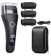 Callus Remover for Feet - with Storage Cases&Larger Grinding Head&3Speed, Electric Foot File Pedi...