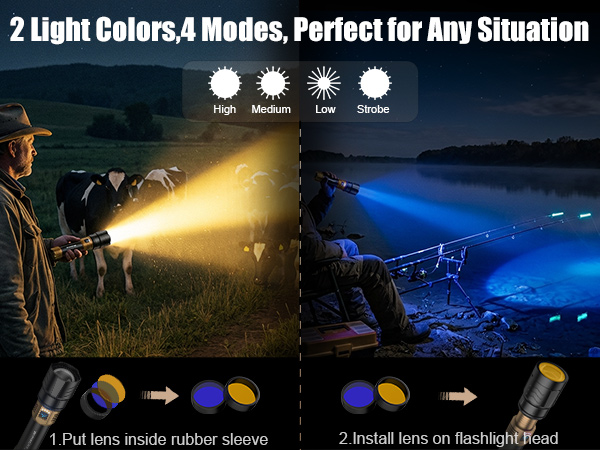 SKYFIRE Flashlight with Ignition Lens
