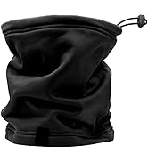WESTWOOD FOX Winter Neck Warmer Snoods For Men Fleece Lined Thermal Knitted Snood Elastic Cold We...