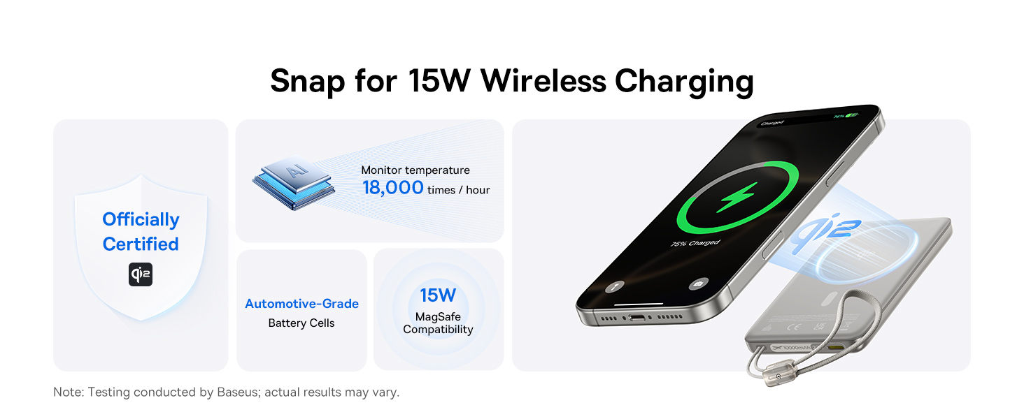 qi2 magsafe charger power bank
