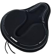 DAWAY Comfortable Bike Seat Cover - C3 Soft Gel & Memory Foam Padded Bike Seat Cushion for Women ...