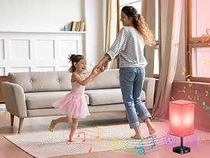 Bluetooth/WiFi RGB & USB Bedside Table Lamp