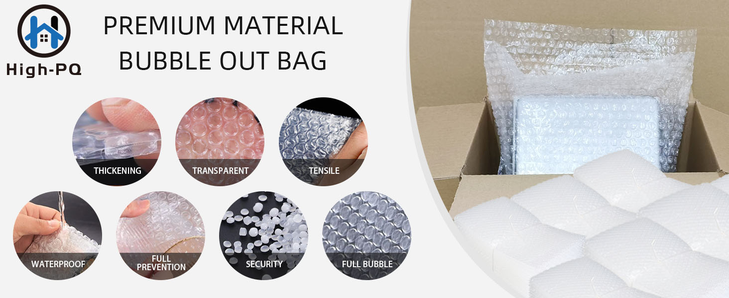 High-PQ bubble out bag