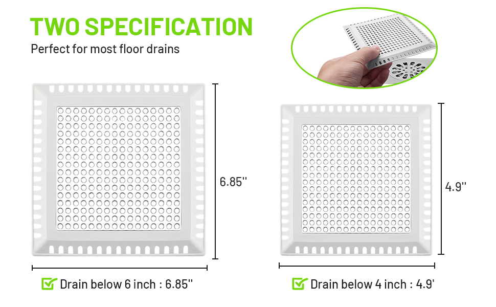shower drain cover hair catcher
