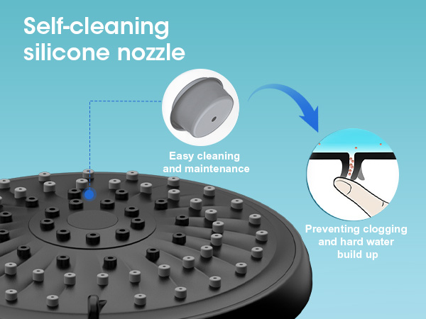Self-cleaning Nozzle