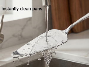 Instantly clean pans