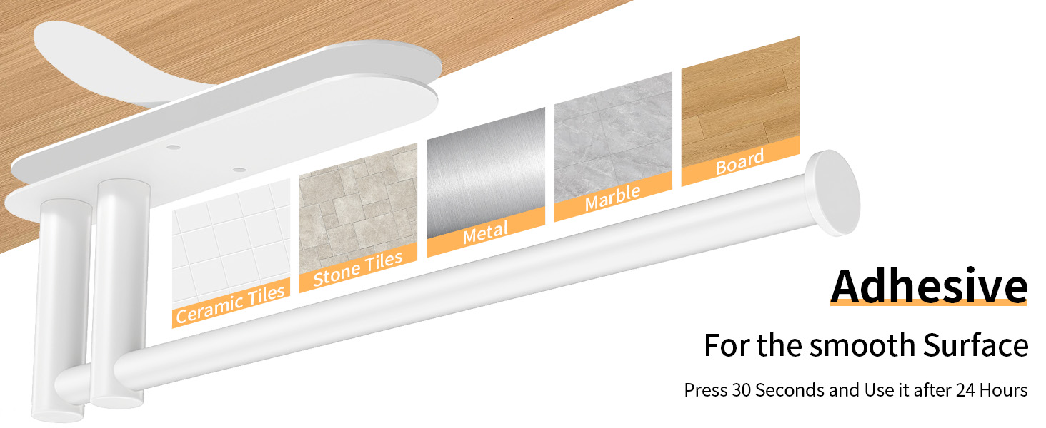 Adhesive Paper Towel Holder