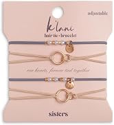 K'lani Hair Tie Bracelets for Women - Elastic Hair Bands That Double as Stylish Jewelry - Sisters...