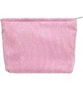 PAZIMIIK Makeup Bags for Purse Zipper Cosmetic Pouch Large Travel Canvas Make Up Organizer Tool P...
