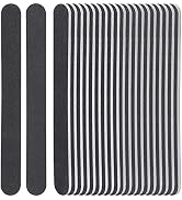 50 Pcs Nail Files for Acrylic Nails 100/180 Grit Double Sides Fingernail Files Professional Manic...
