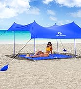 beach shade with mat
