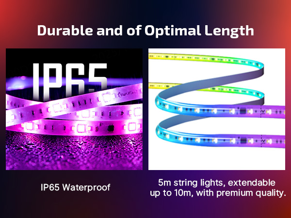OLIGHT Ostrip 2 RGBIC+CW+WW LED Strip Light 16.4ft(5m)