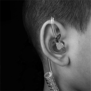 Replacement Earmold Earpiece Earbud Earplug Ear Mold for Walkie Talkie Acoustic Tube Earpiece
