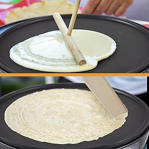 paper spatula;stove flat iron;convection oven table top;crepera electrica;surpeer