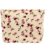 PAZIMIIK Makeup Bags for Purse Zipper Cosmetic Pouch Large Travel Canvas Make Up Organizer Tool P...