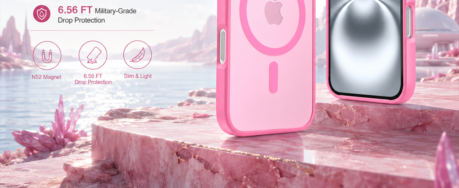 iphone 16 phone case hote pink