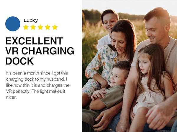 Charging Dock Compatible with Meta Oculus Quest 3/3S