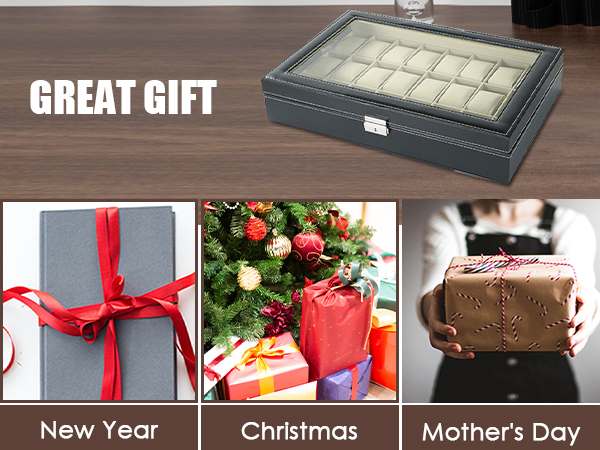 Watch Collection Box Case Organizer