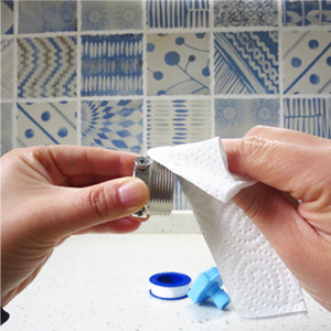 Clean up the two threaded interfaces that need to be sealed and keep them clean.
