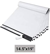 Fuxury Large Poly Mailers 14.5x19'' 100Pc, Waterproof Shipping Bags for Clothing, Strong Adhesive...