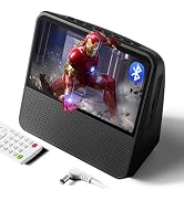 9.8" Portable DVD Player with Screen, HI-FI Stereo Sound, Portable DVD Player with Bluetooth, USB...