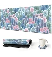 AIMSA Extended Gaming Mouse Pad, XL Large Keyboard Mouse Mat Desk Pad with Stitched Edges, Durabl...
