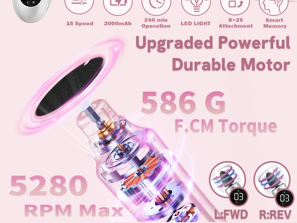Portable Electric Foot Callus Remover & Nail Dril
