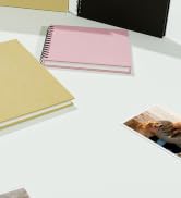 Popotop 8x8 Inch Scrapbook Photo Album, 60 Page Decorative Kraft Paper Book for 4x6 Pictures, DIY...