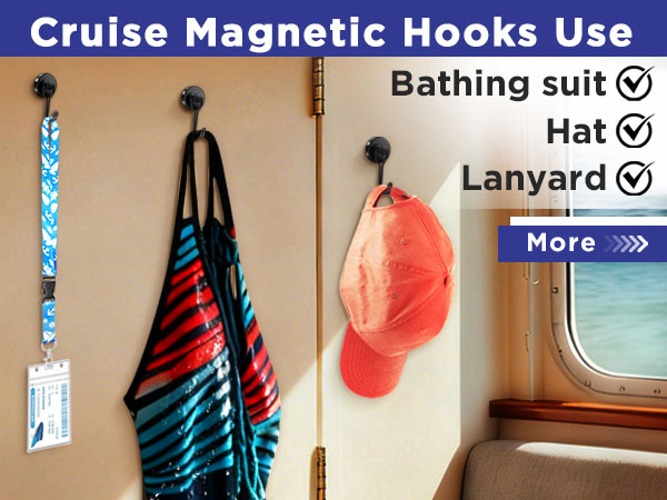 cruise hooks for bathing suit,hats,lanyard