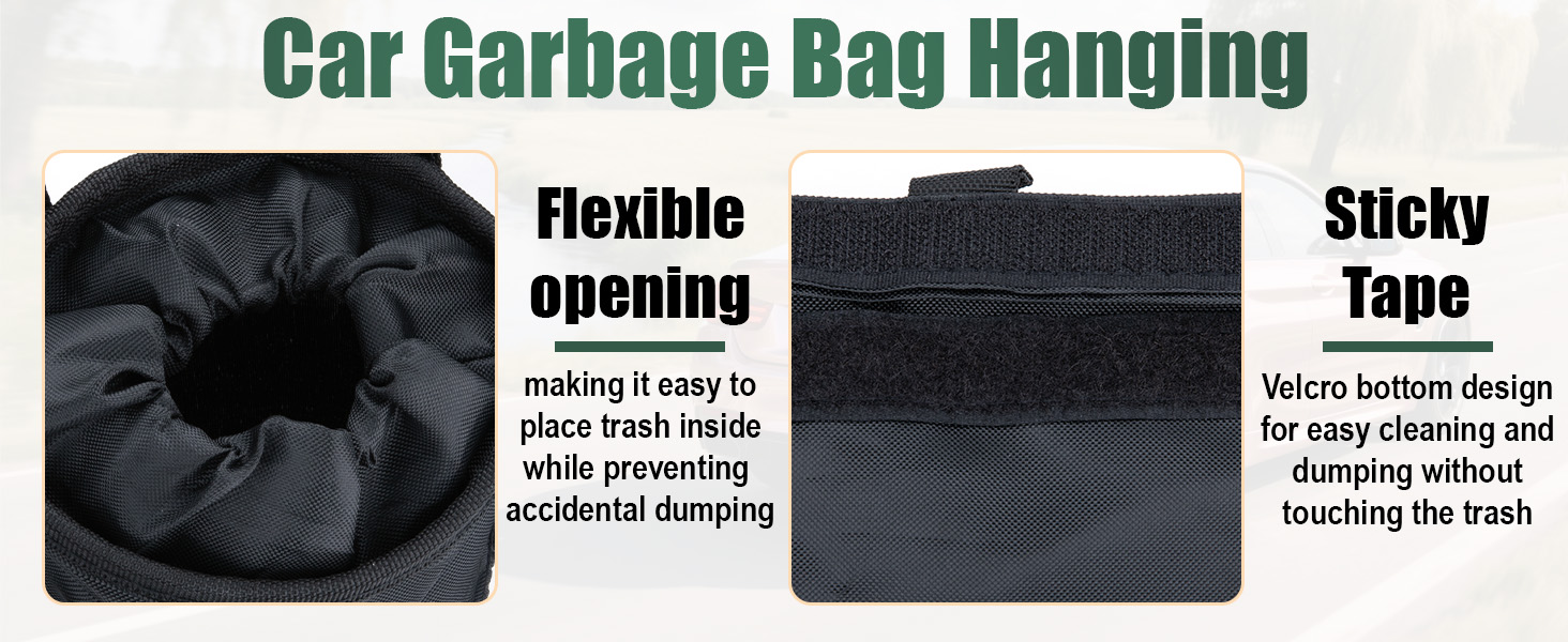 2 PCS Car Trash Bags