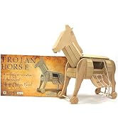 Pathfinders STEM Kits Trojan Horse – DIY Wooden Model for Kids – Educational Engineering and Scie...