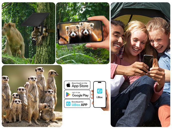 trail camera with phone app supports share hunting camera records with your family or friends