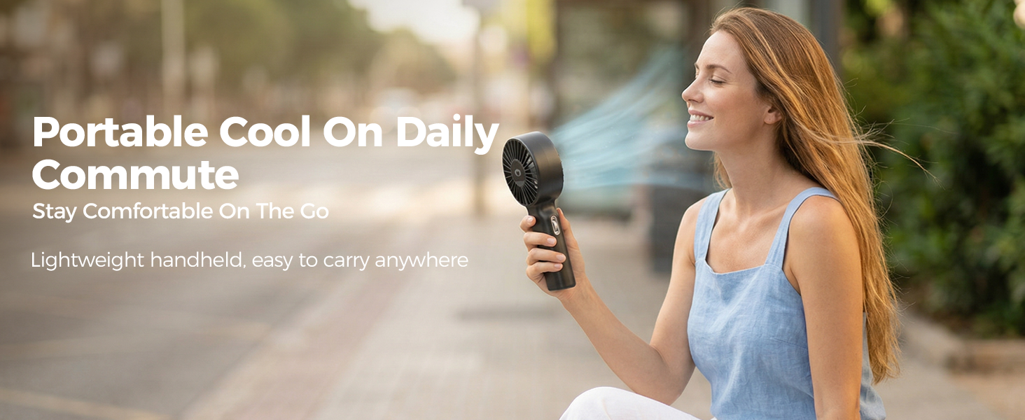 portable fan rechargeable portable fan for travel mini fan small fan portable handheld fan