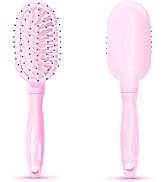Arthaxi Mini Hair Brush for Little Girls, Small Hair Detangling Paddle for Pain-free Brushing, Li...