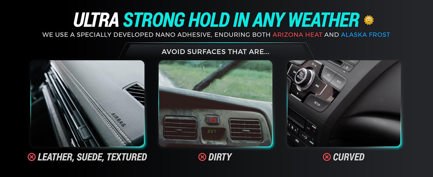 Carmount car phone dashboard holder mount iphone samsung android magnetic strong accessories