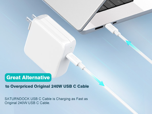 USB C Cable is Charging as Fast as Original 240W USB C Cable