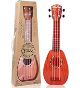 YOLOPLUS+ 17 Inch Kids Ukulele Guitar Toy 4 Strings Mini Children Musical Instruments Educational...
