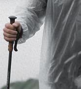Bruvoalon 6 & 20 Pack Disposable Rain Ponchos for Adults/Youth, Waterproof PE Raincoats with Draw...