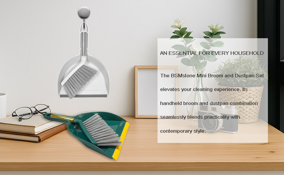 dustpan and brush set