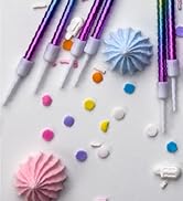 rainbow birthday candles