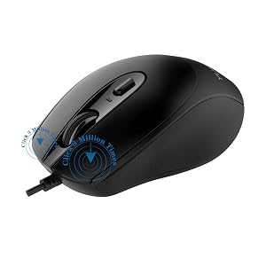 Silent clicking mouse