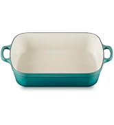Le Creuset Enameled Cast Iron Signature Rectangular Roaster, 5.25 qt. (9.8" x 13"), Riviera