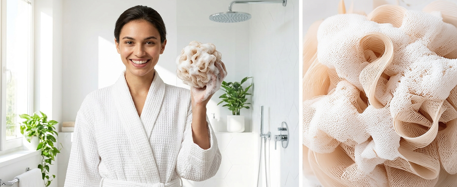 shower loofah