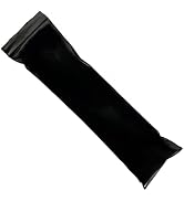 PABCK 100 Pieces Black Reclosable Zip Bags 5.1mil Thickness Poly Plastic Packaging Resealable Zip...